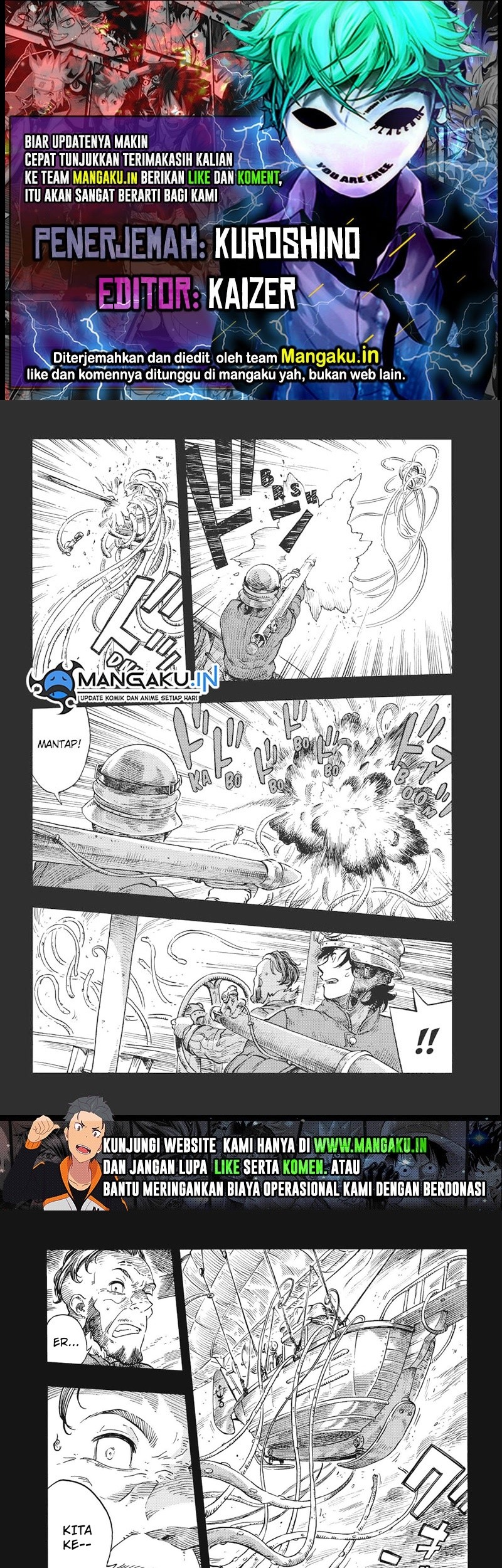 Kuutei Dragons Bab 30.2 halaman 1