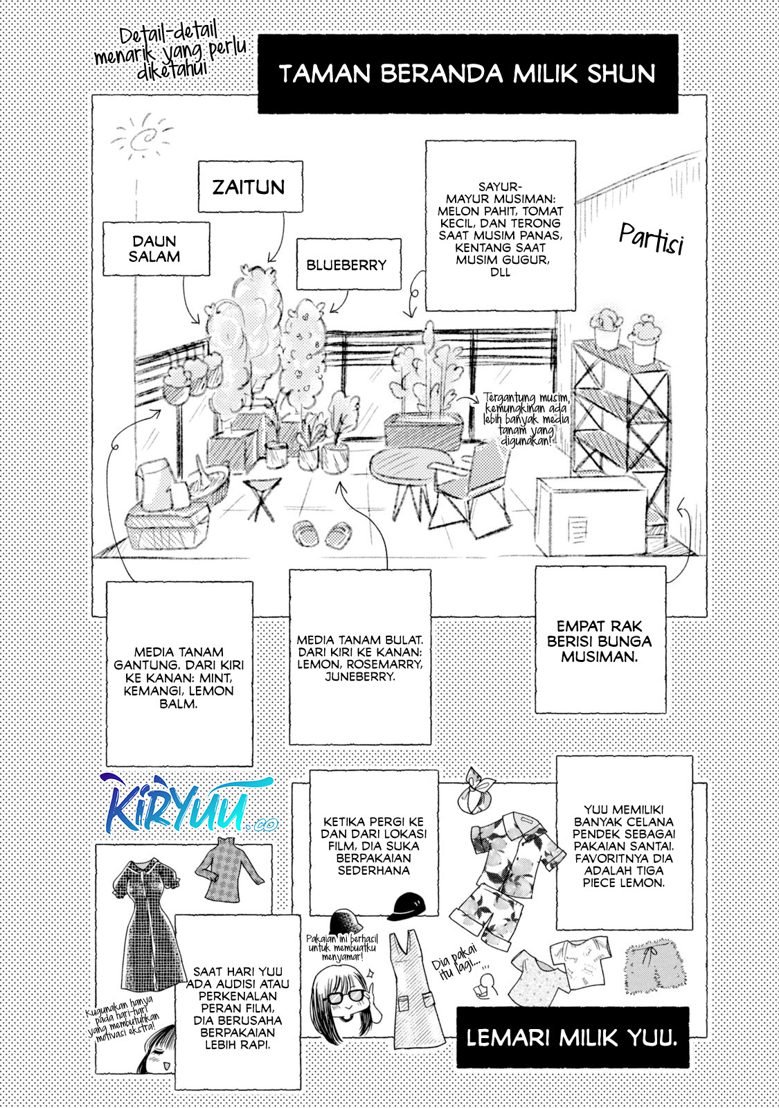 Kyou mo Veranda de Bab 12.5 halaman 1