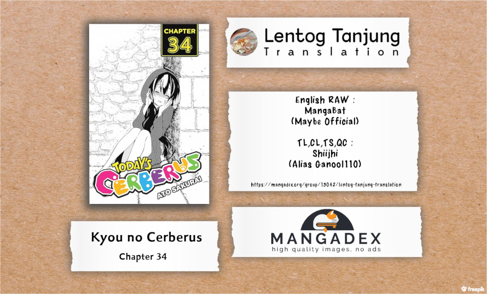 Kyou no Cerberus Bab 34 halaman 45