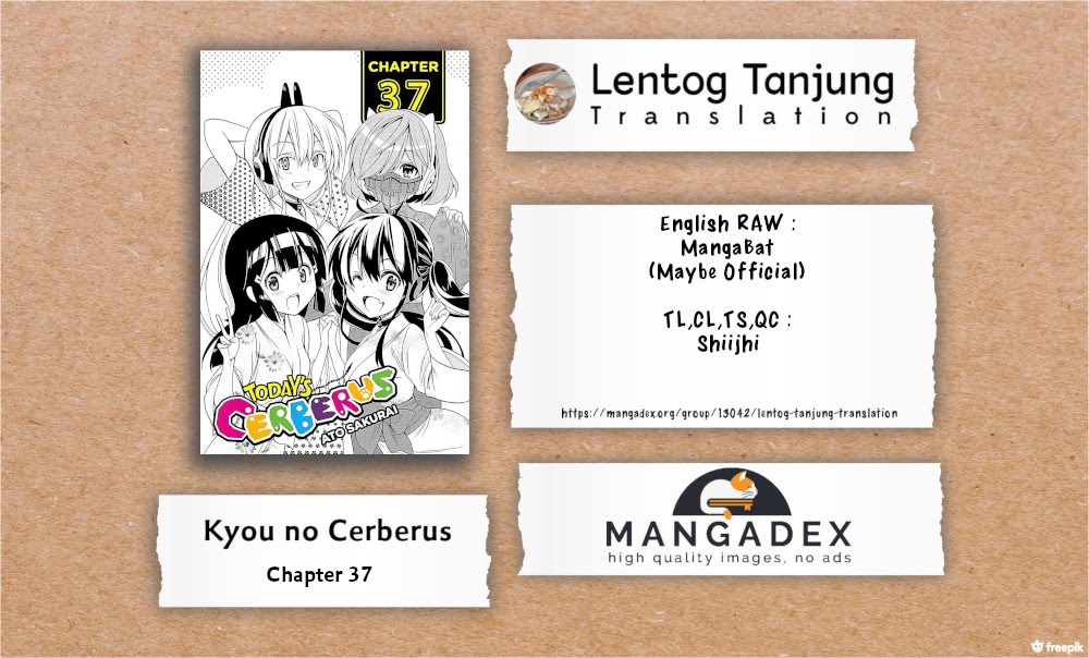 Kyou no Cerberus Bab 37 halaman 1