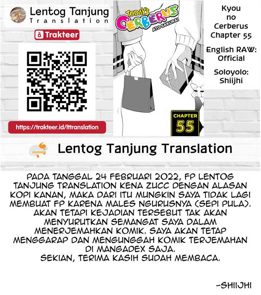 Kyou no Cerberus chapter 55 halaman 44