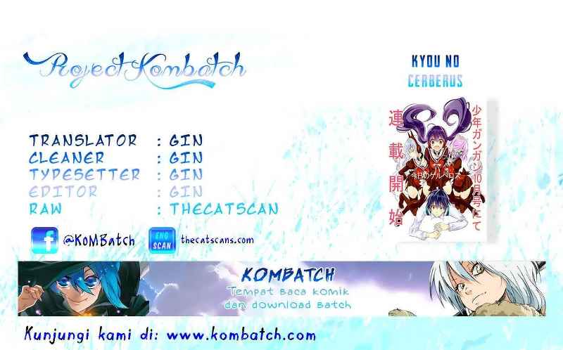 Kyou no Cerberus Bab 7 halaman 1