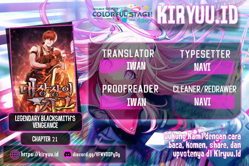 Legendary Blacksmith’s Vengeance chapter 21 halaman 1