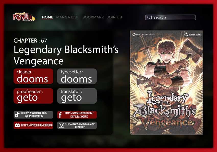 Legendary Blacksmith’s Vengeance chapter 67 halaman 1