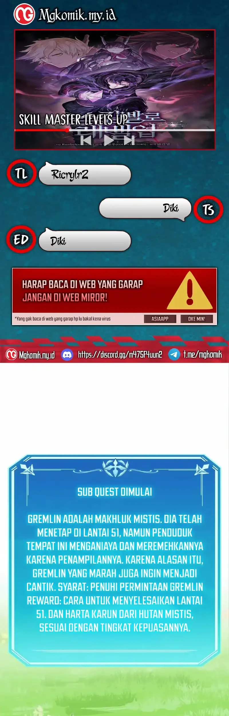 Leveling Up with Skills Bab 138 halaman 1