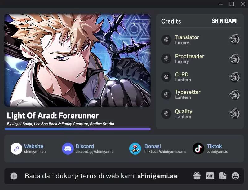 Light Of Arad: Forerunner chapter 21 halaman 1