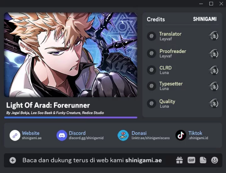Light Of Arad: Forerunner chapter 3 halaman 1