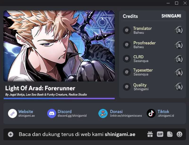 Light Of Arad: Forerunner Bab 7 halaman 1