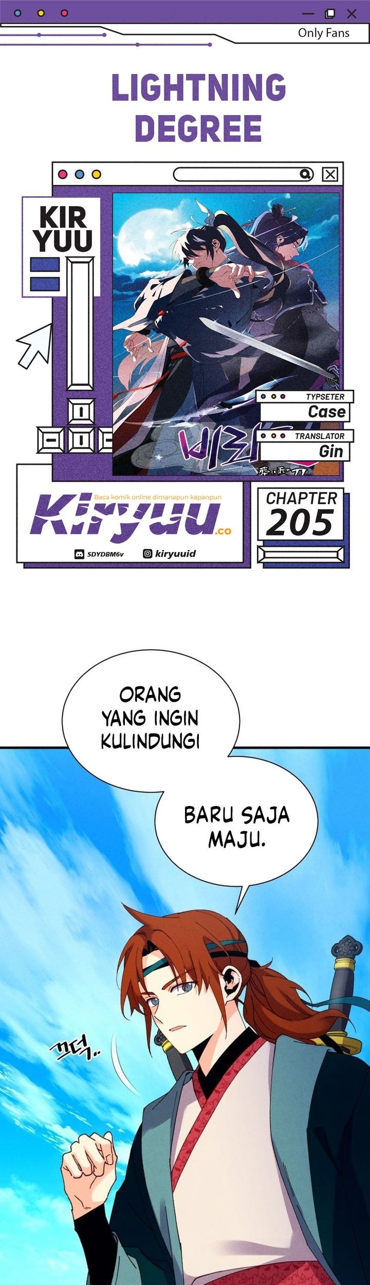 lightning expert Bab 205 halaman 1