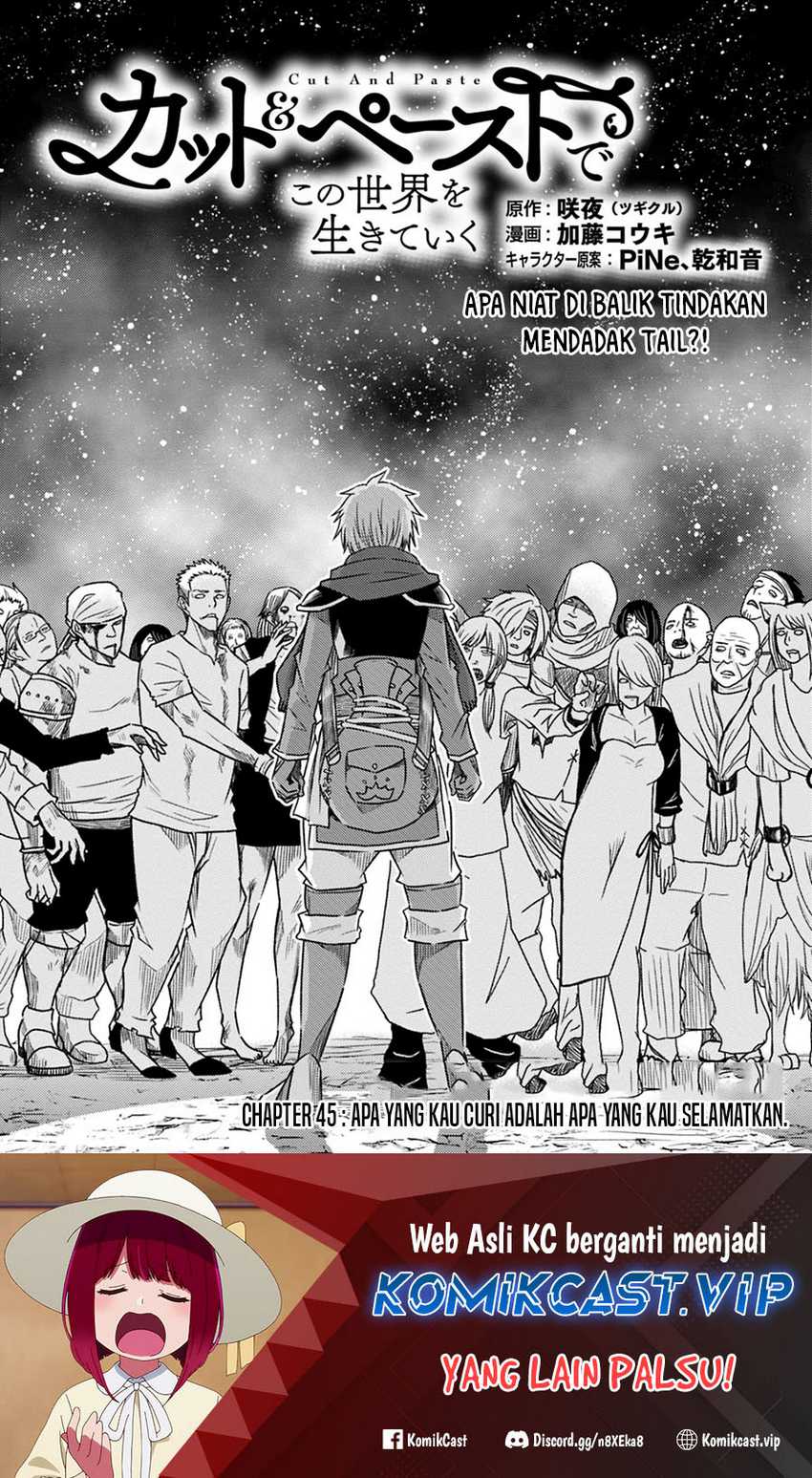 Living In This World With Cut & Paste chapter 45 halaman 2