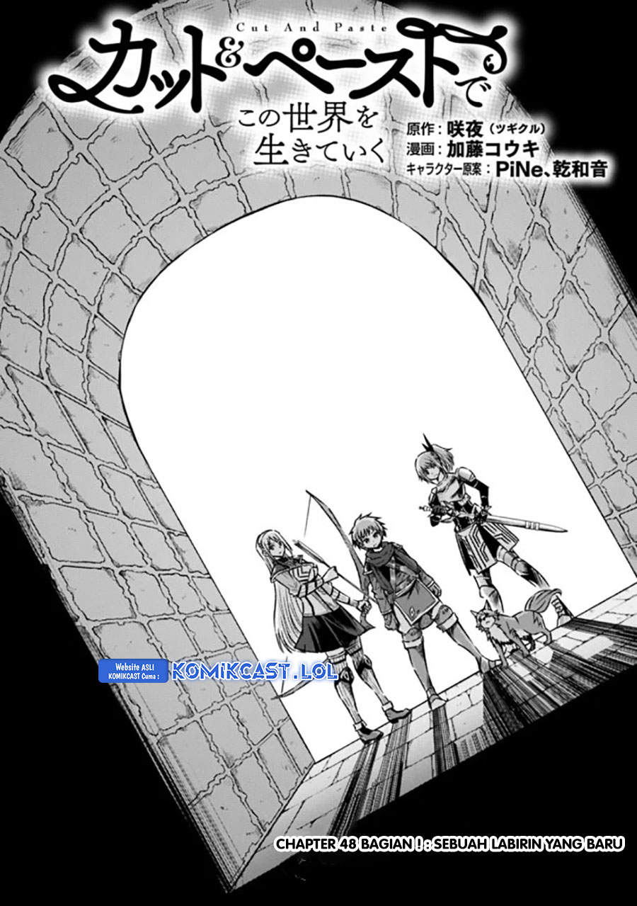 Living In This World With Cut & Paste chapter 48 halaman 4