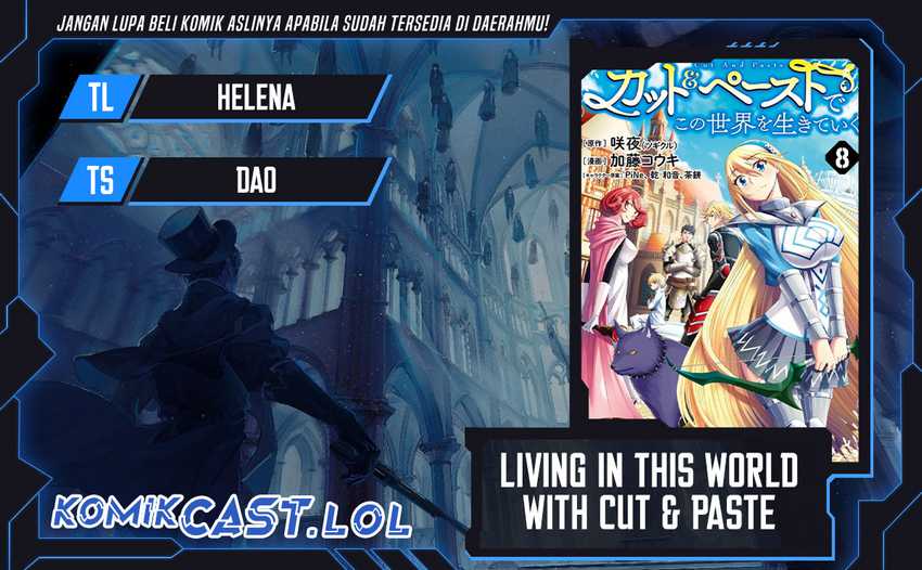 Living In This World With Cut & Paste chapter 62.2 halaman 1