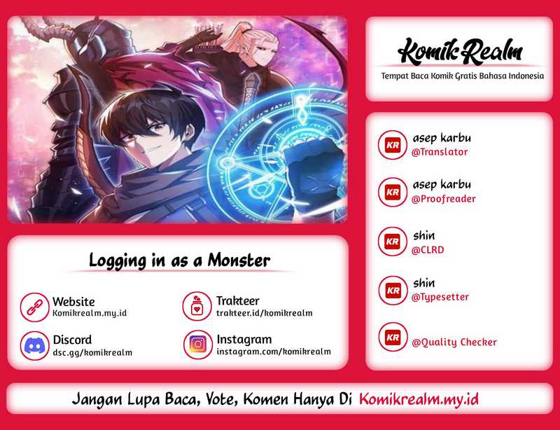 Logging in as a Monster Bab 33 halaman 1