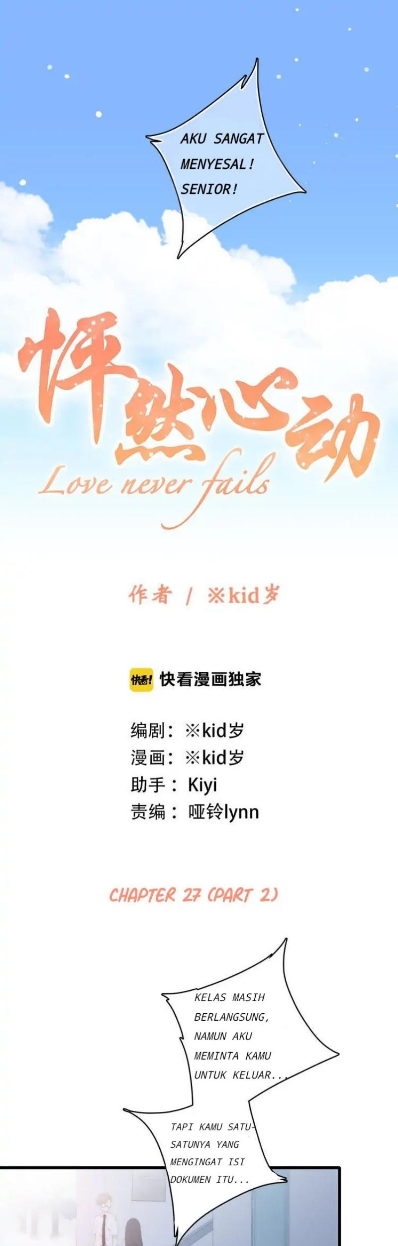 Love Never Fails Bab 27.2 halaman 1