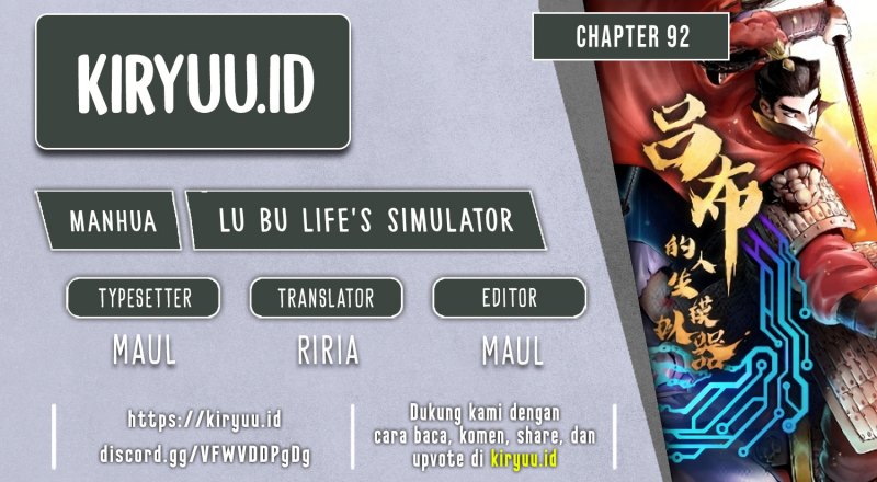 Lu Bu’s Life Simulator Bab 92 halaman 1