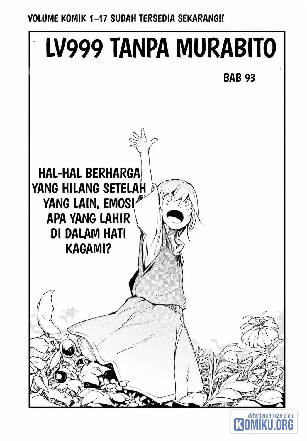 Lv999 no Murabito Bab 93 halaman 1