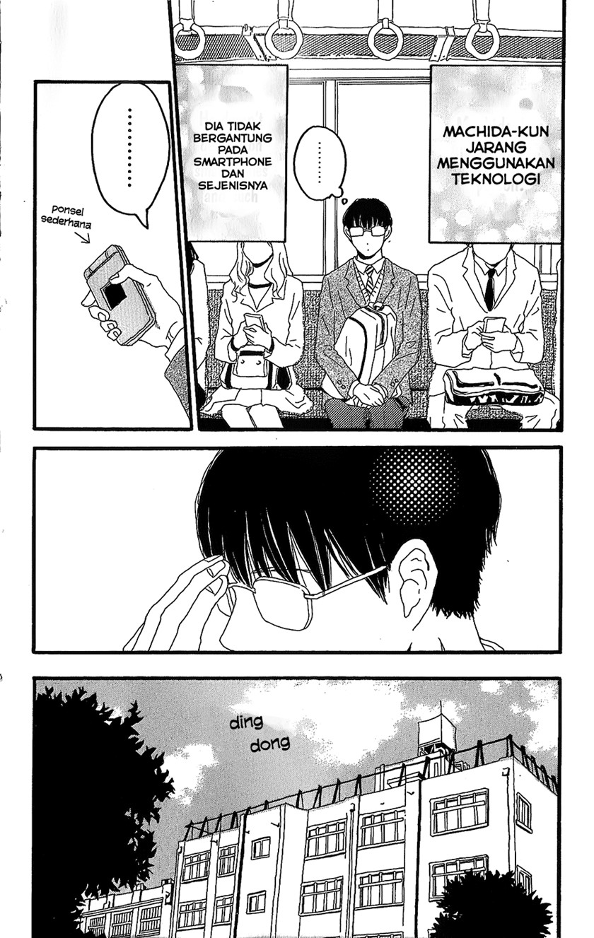 Machida-kun no Sekai chapter 01 halaman 17