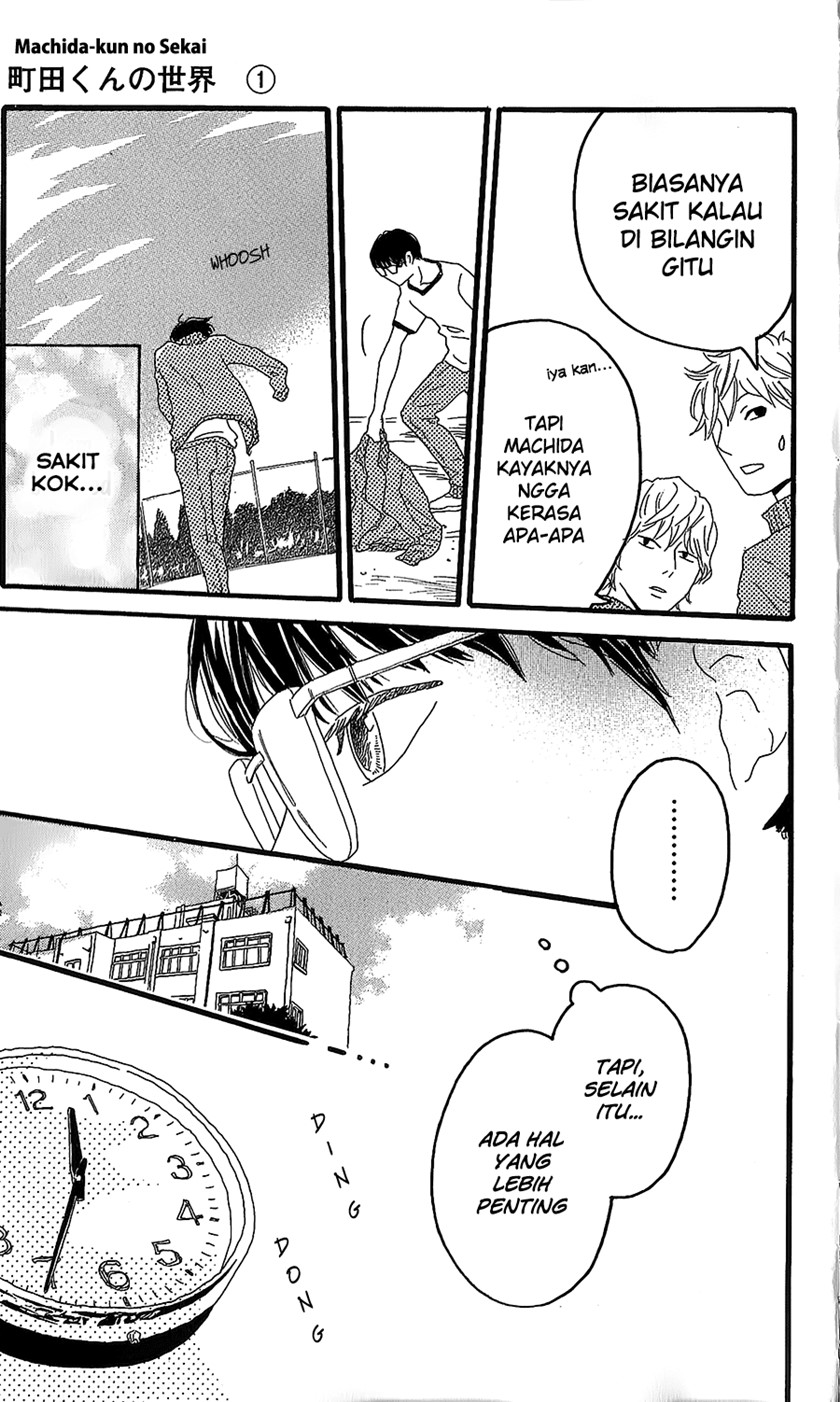 Machida-kun no Sekai chapter 01 halaman 22