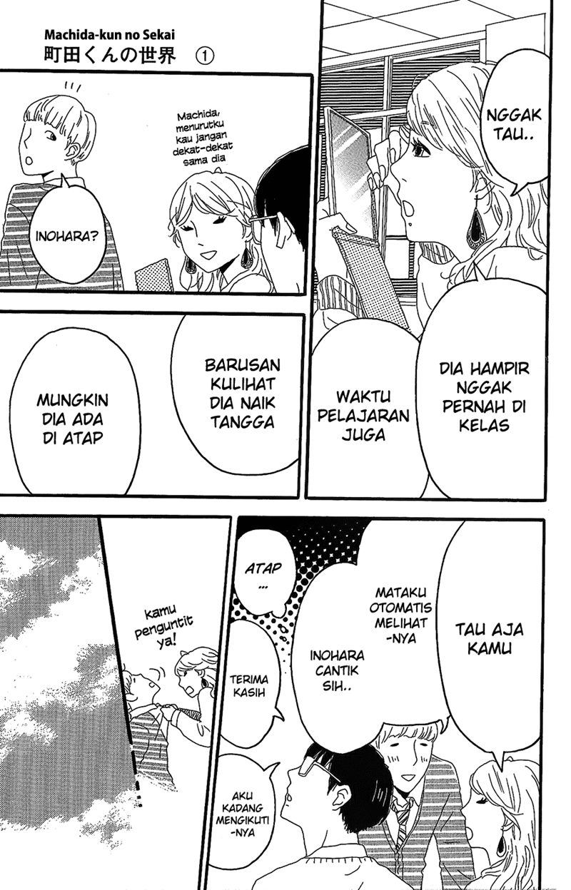Machida-kun no Sekai chapter 02 halaman 18