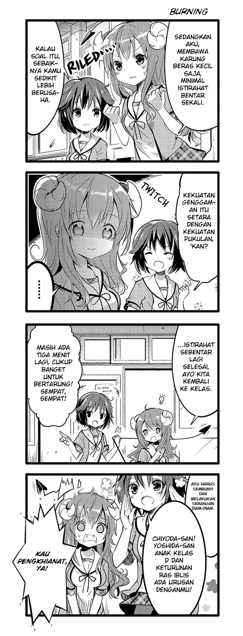 Machikado Mazoku chapter 02 halaman 8