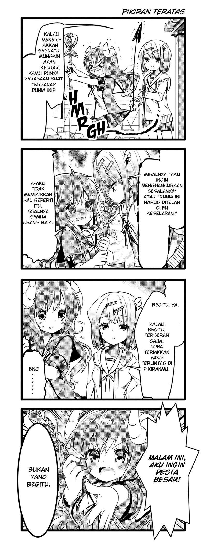 Machikado Mazoku Bab 06 halaman 8