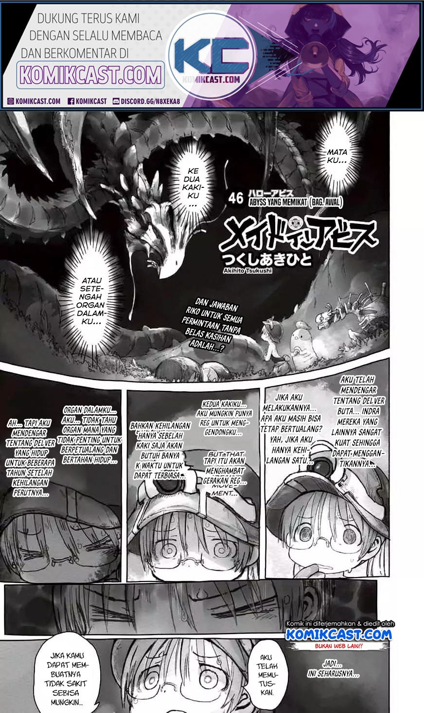 Made in Abyss chapter 46.1 halaman 2