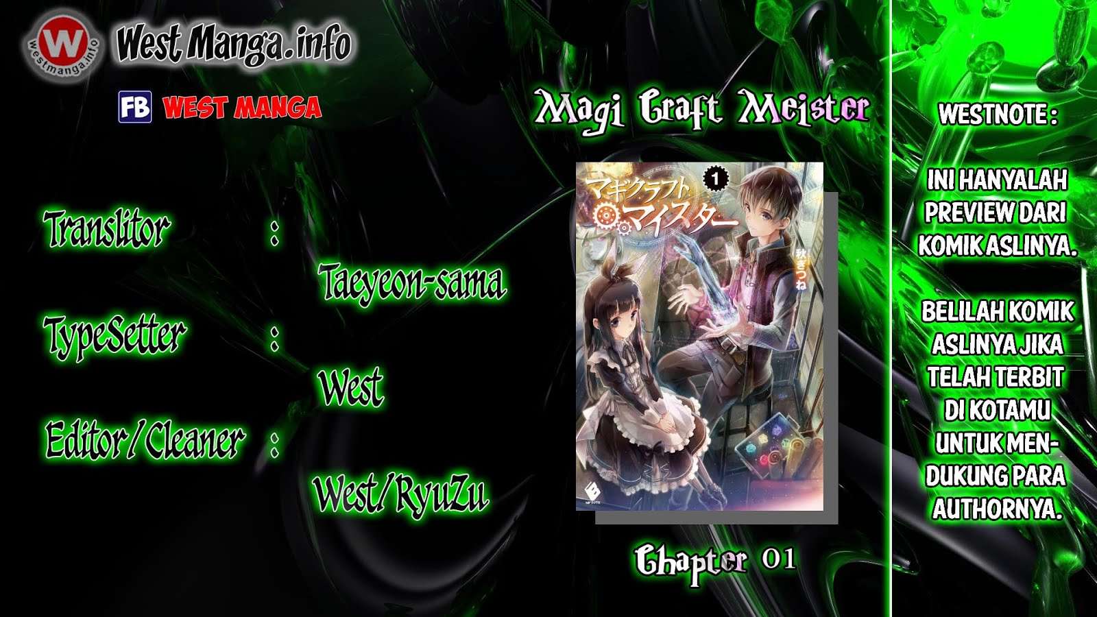 Magi Craft Meister Bab 1 halaman 1