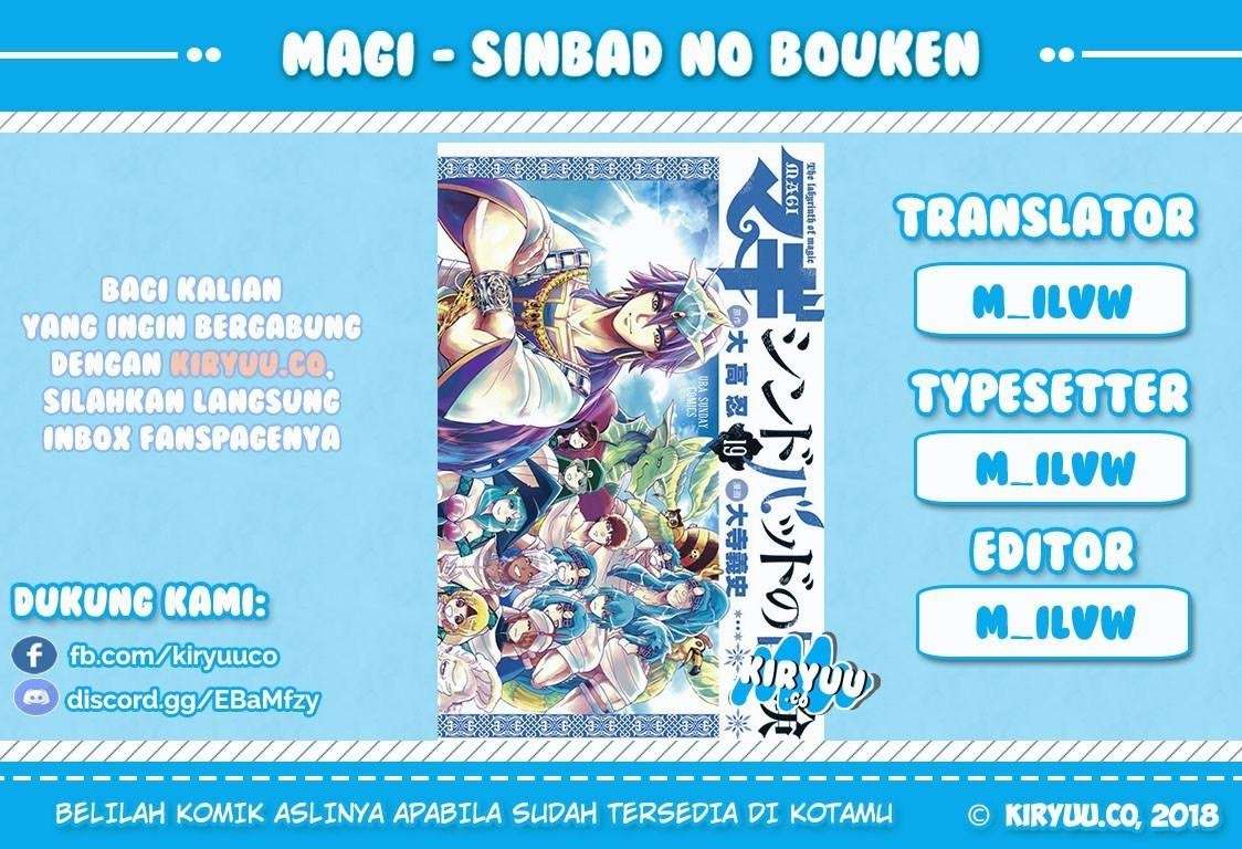 Magi – Sinbad no Bouken Bab 104 halaman 1