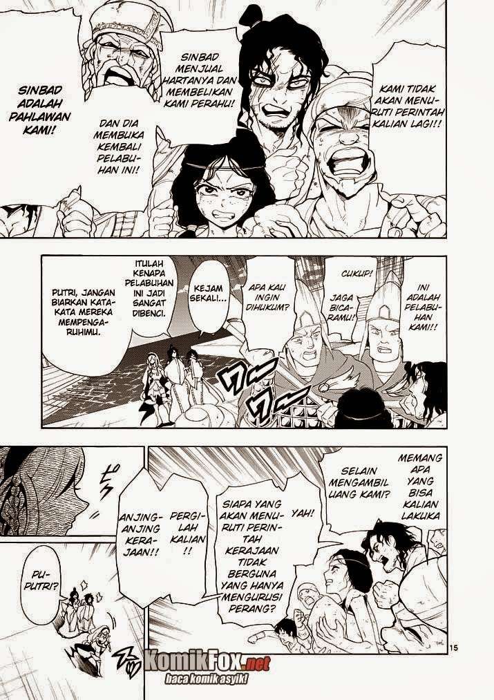 Magi – Sinbad no Bouken Bab 12 halaman 15