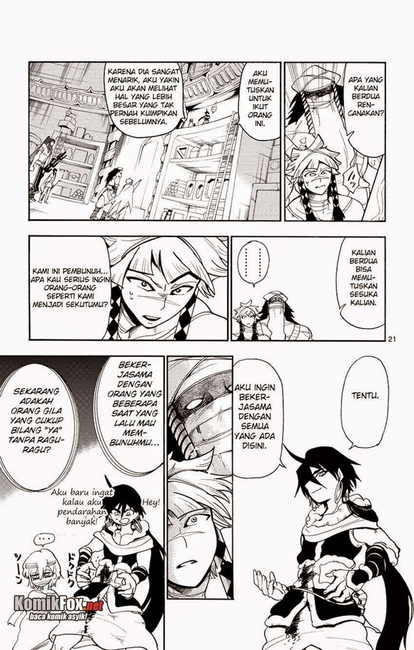 Magi – Sinbad no Bouken Bab 24 halaman 21