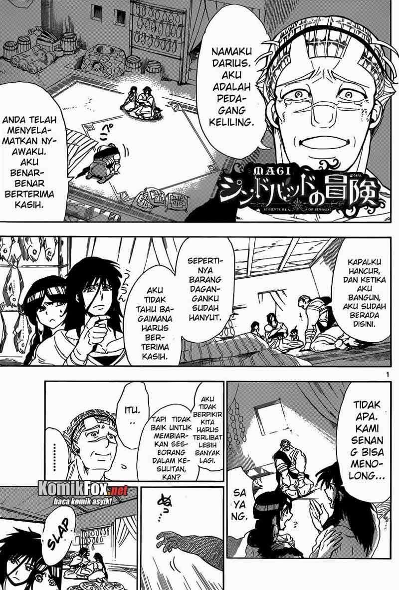 Magi – Sinbad no Bouken Bab 3 halaman 1