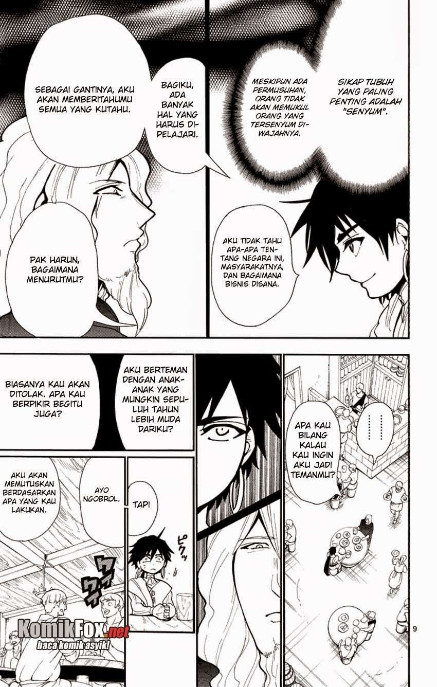 Magi – Sinbad no Bouken Bab 31 halaman 9