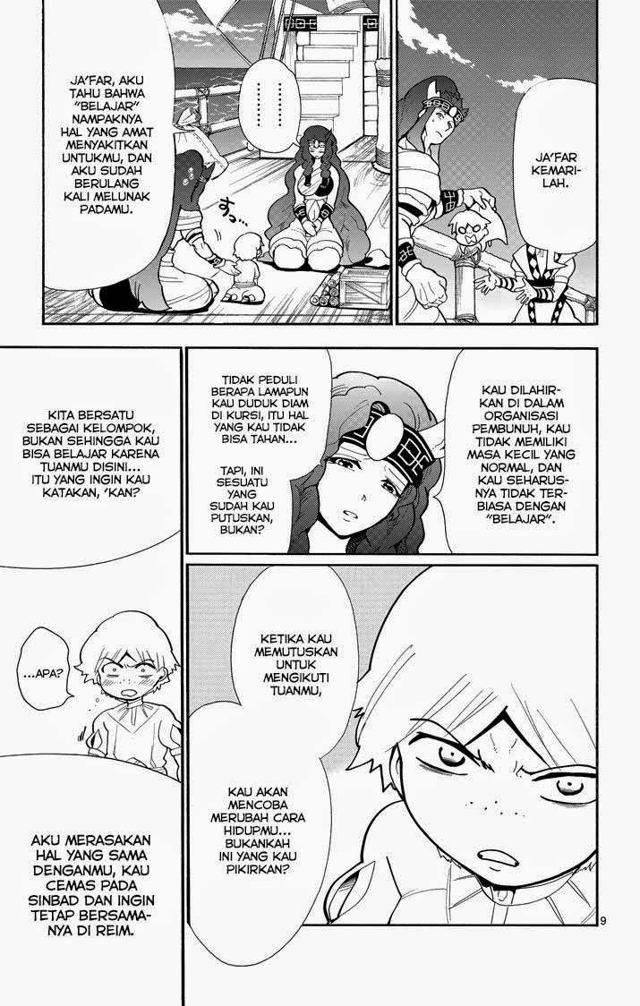Magi – Sinbad no Bouken Bab 33 halaman 9