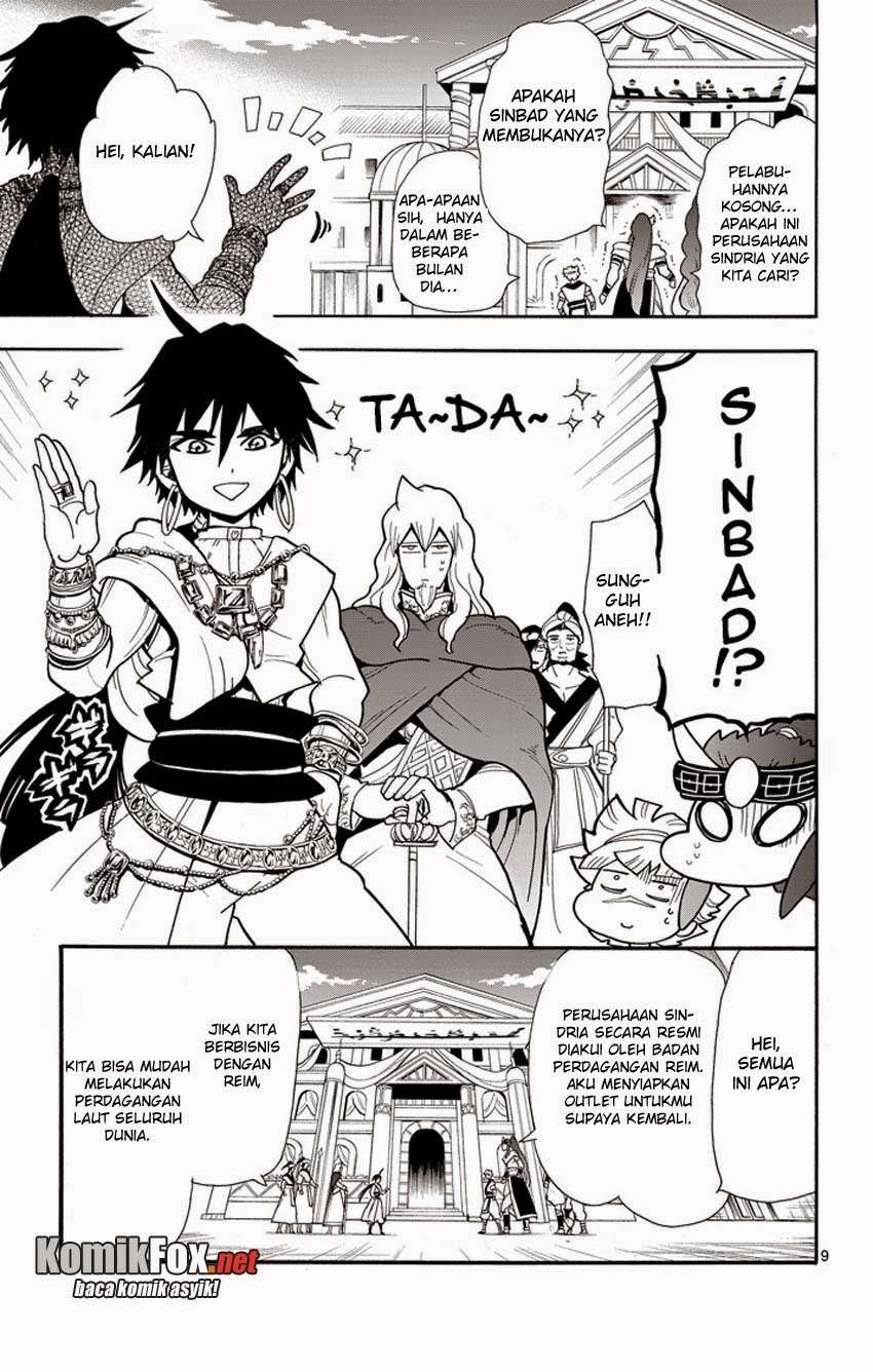 Magi – Sinbad no Bouken Bab 34 halaman 9