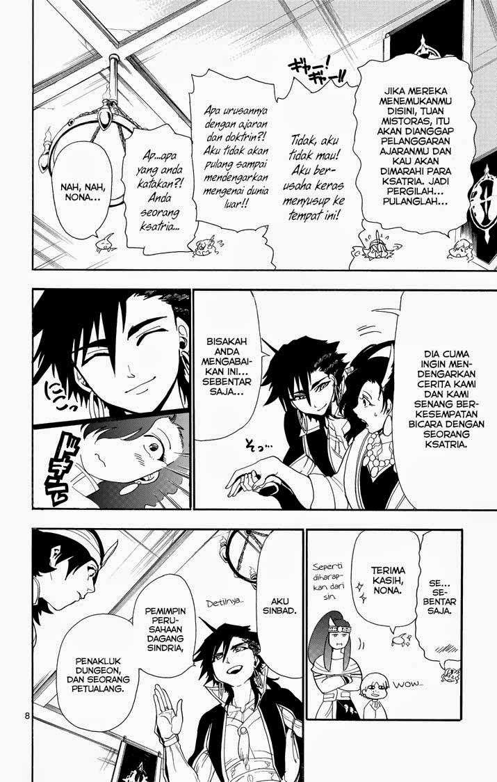 Magi – Sinbad no Bouken Bab 40 halaman 8