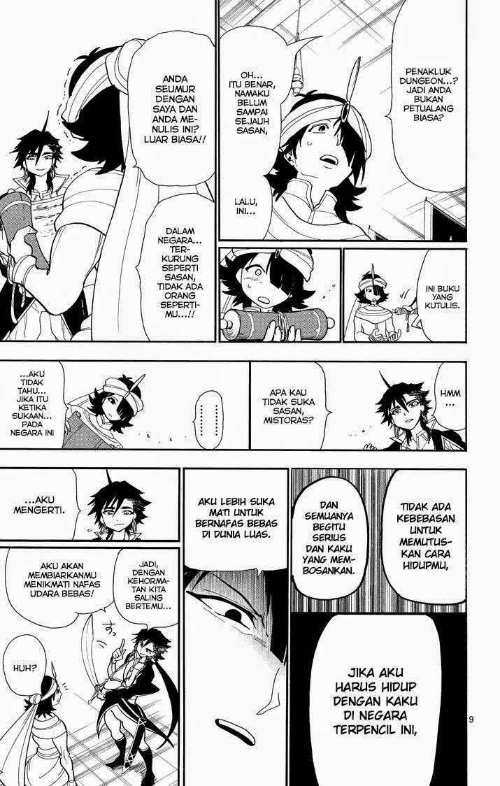 Magi – Sinbad no Bouken Bab 40 halaman 9