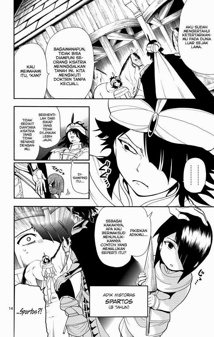 Magi – Sinbad no Bouken Bab 40 halaman 14