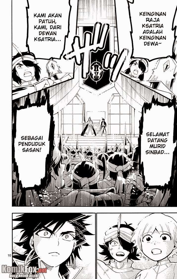 Magi – Sinbad no Bouken Bab 44 halaman 10