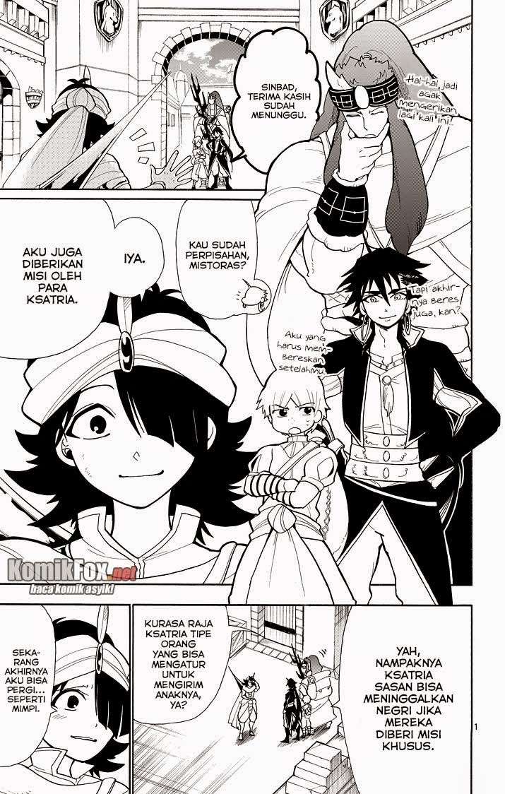 Magi – Sinbad no Bouken Bab 45 halaman 1