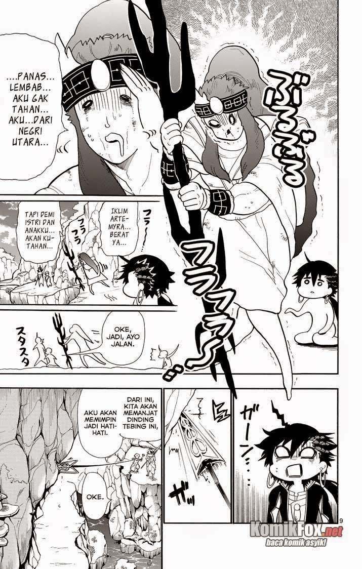 Magi – Sinbad no Bouken Bab 46 halaman 9