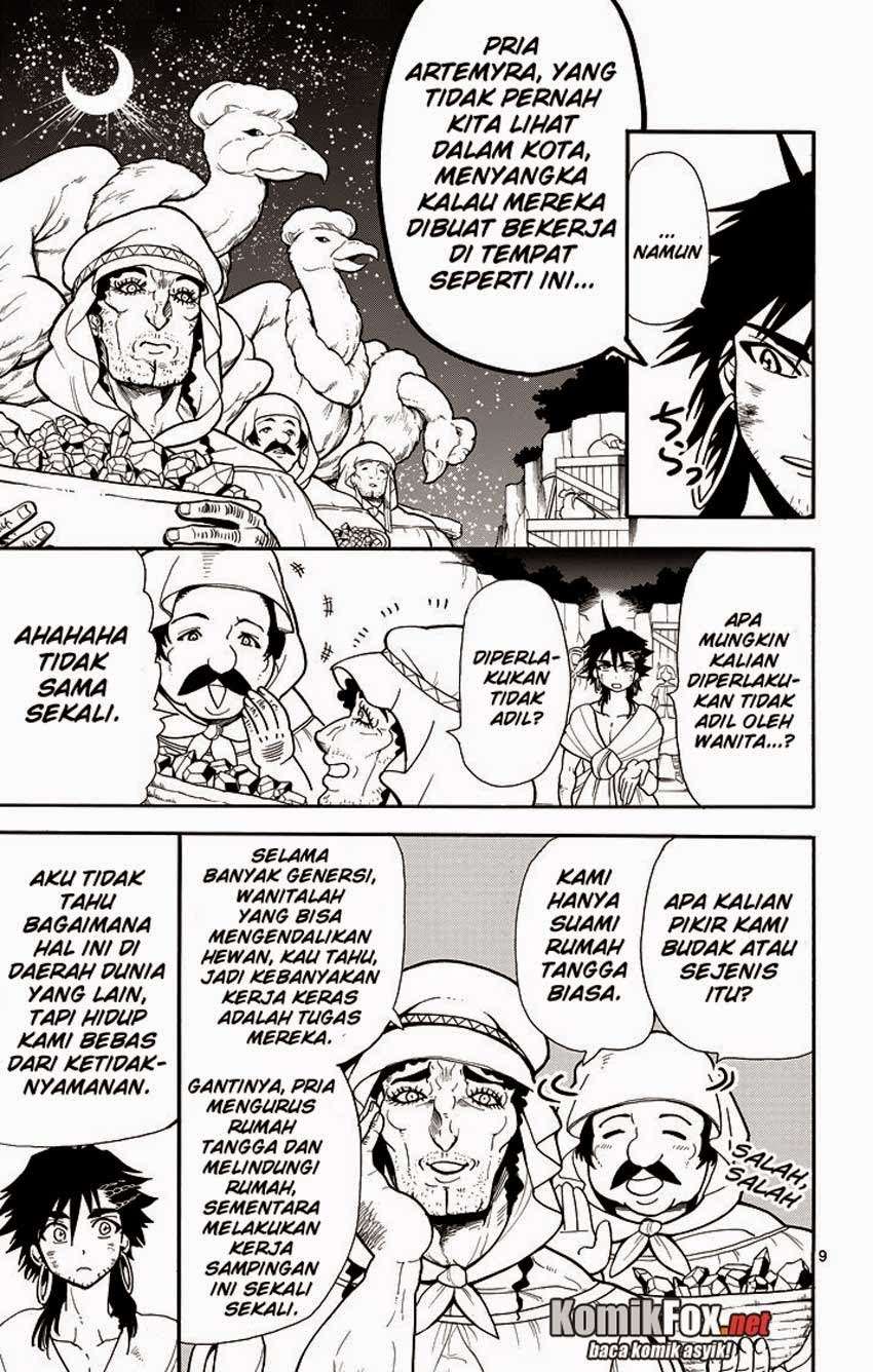 Magi – Sinbad no Bouken Bab 51 halaman 10