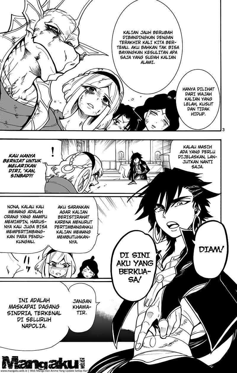 Magi – Sinbad no Bouken Bab 57 halaman 4