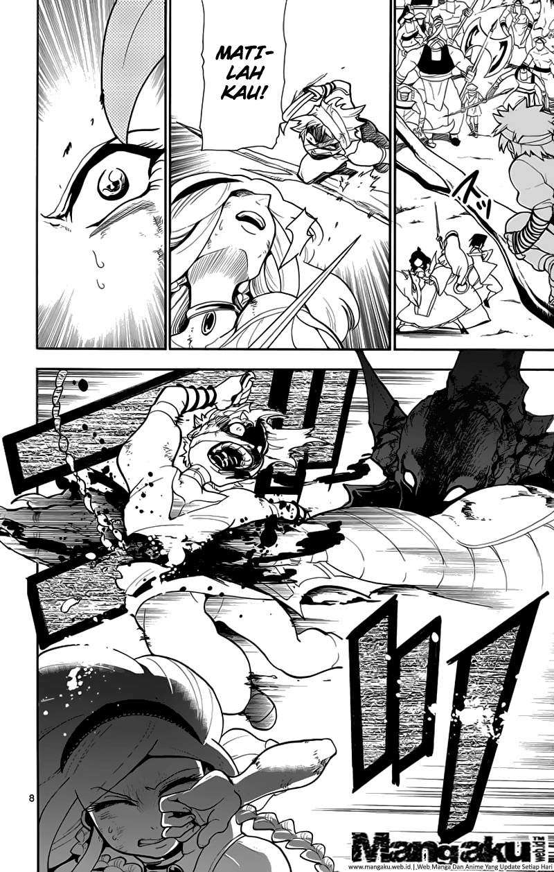 Magi – Sinbad no Bouken Bab 57 halaman 9