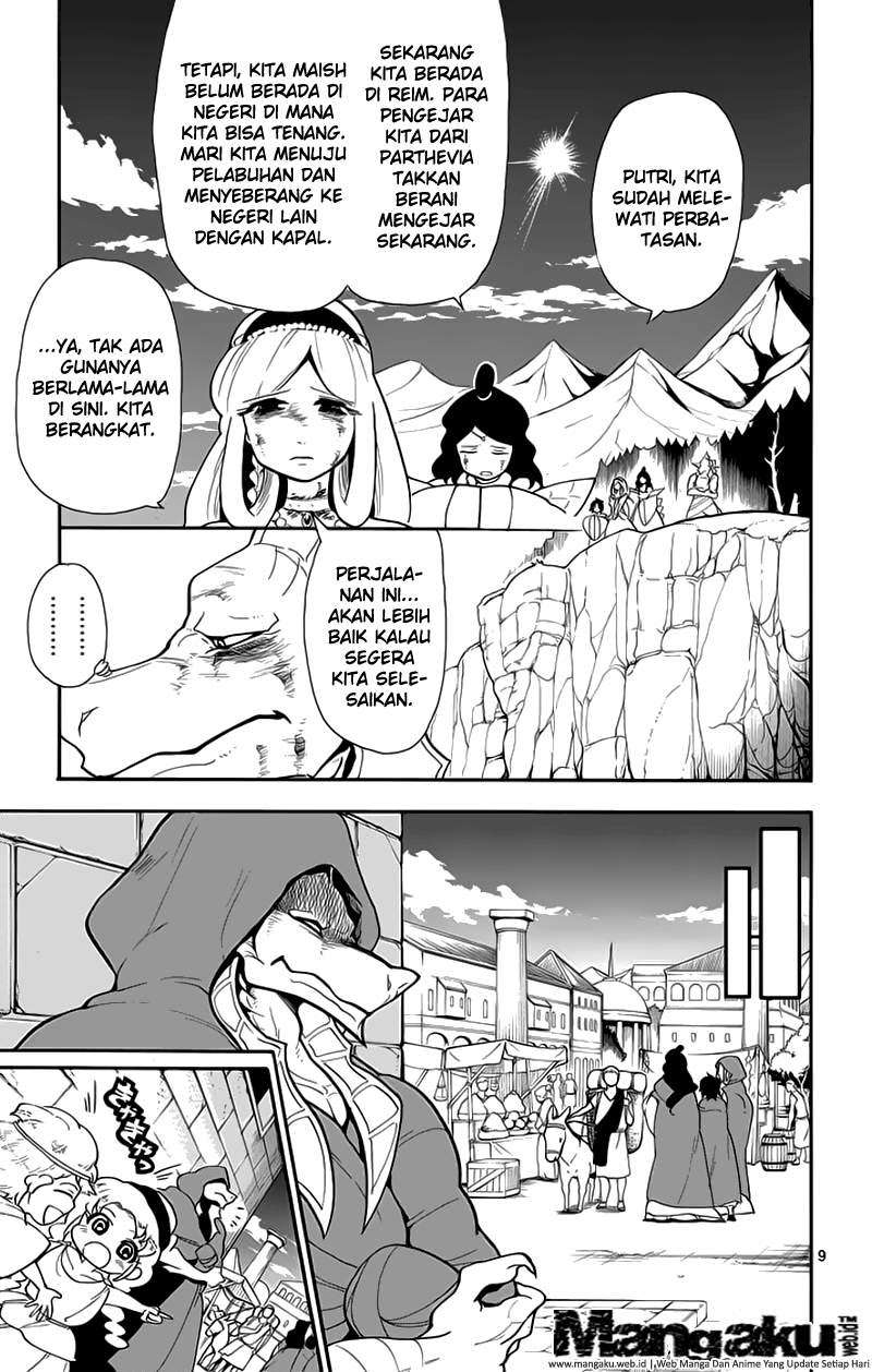 Magi – Sinbad no Bouken Bab 58 halaman 9