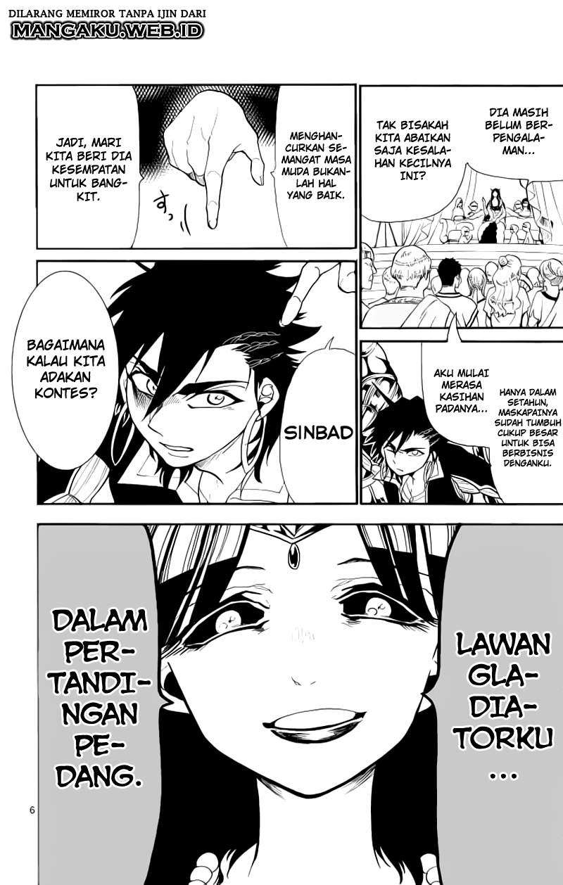 Magi – Sinbad no Bouken Bab 62 halaman 6