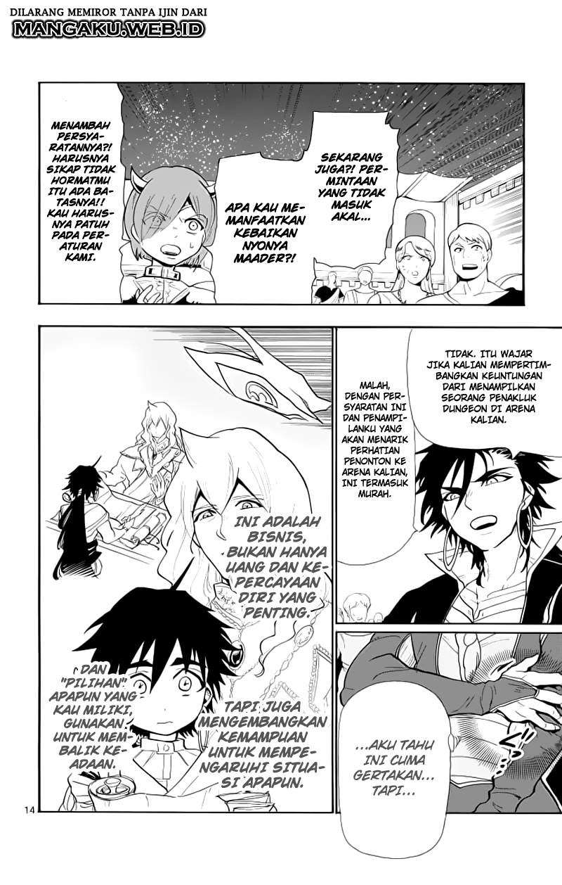 Magi – Sinbad no Bouken Bab 62 halaman 14