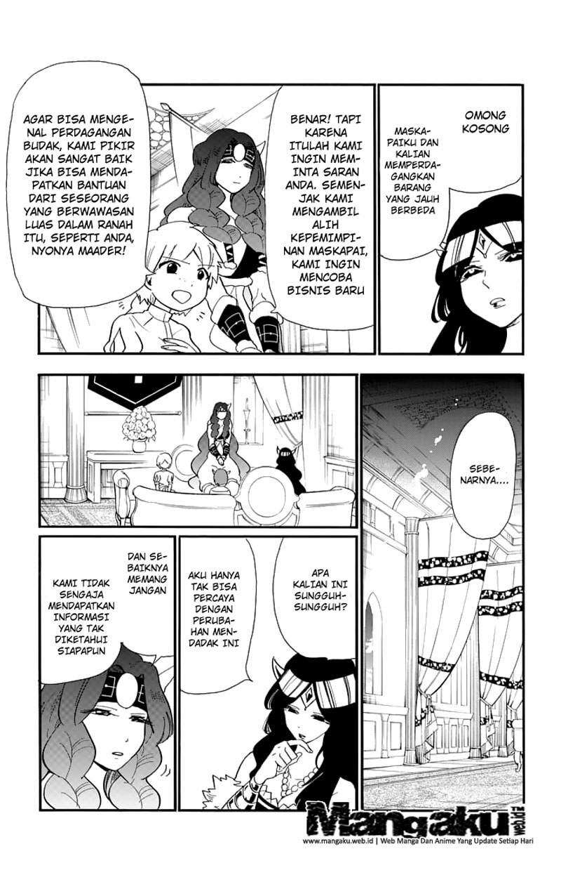 Magi – Sinbad no Bouken Bab 73 halaman 9