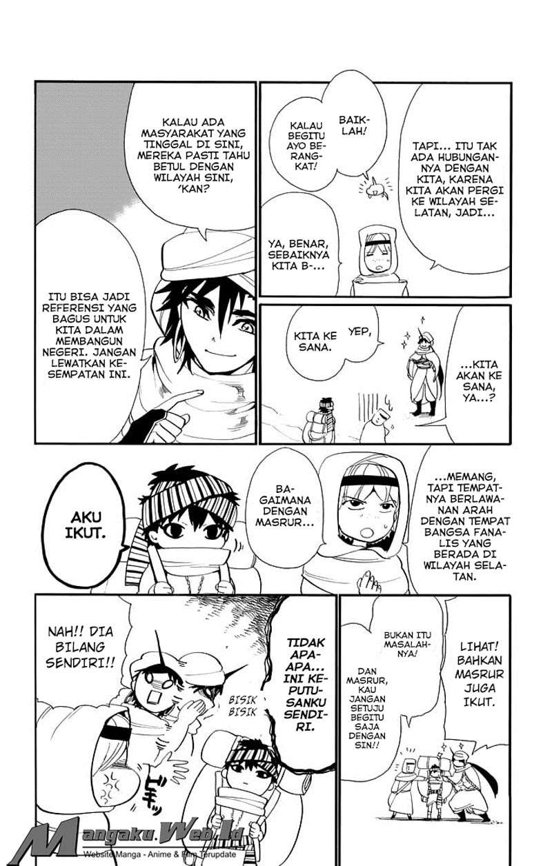 Magi – Sinbad no Bouken Bab 87 halaman 9