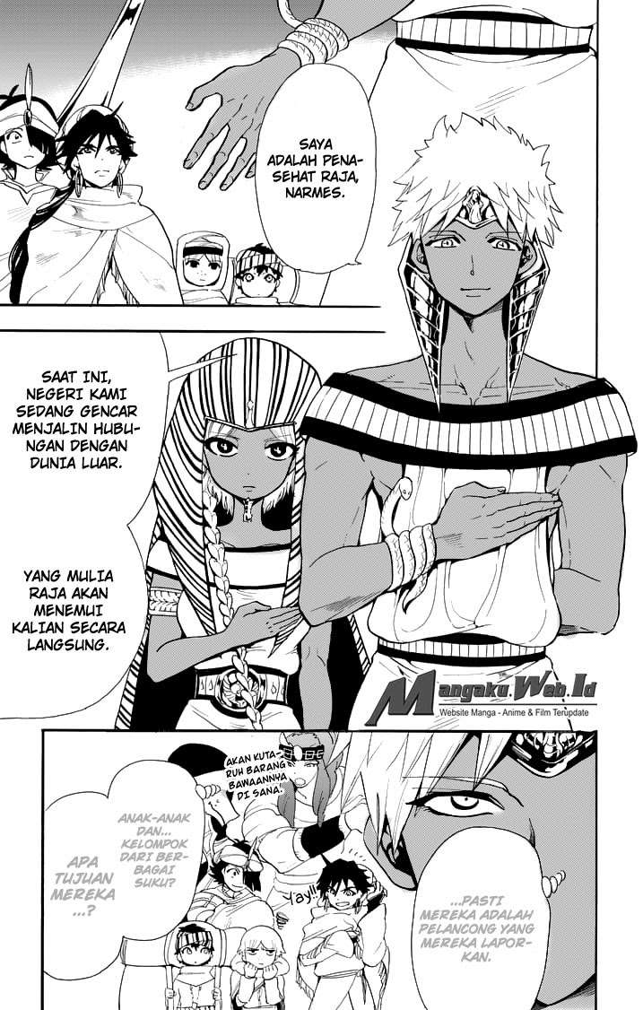 Magi – Sinbad no Bouken Bab 89 halaman 10
