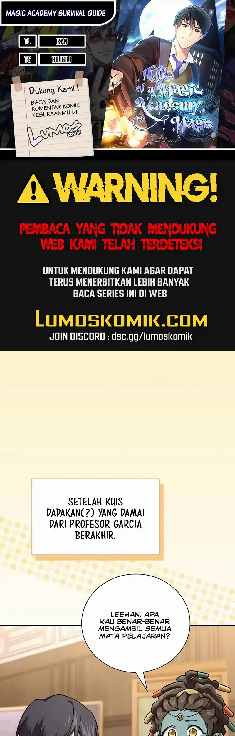 Magic Academy Survival Guide Bab 128 halaman 1